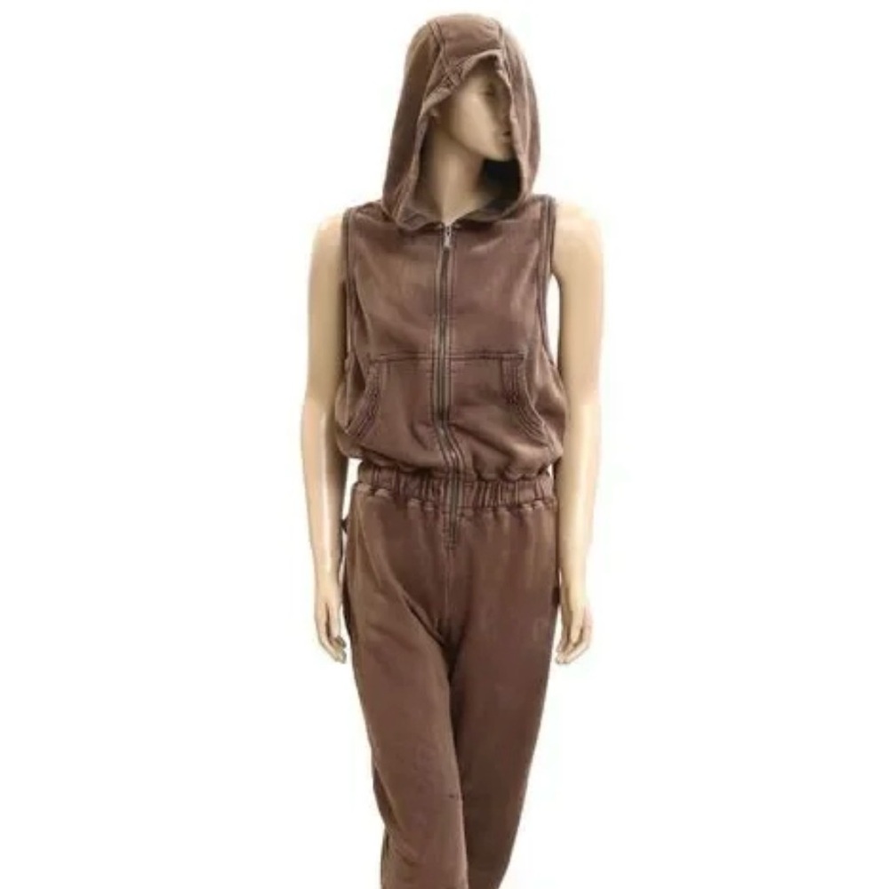 🤎Wishlist Sleeveless Jumpsuit hoodie